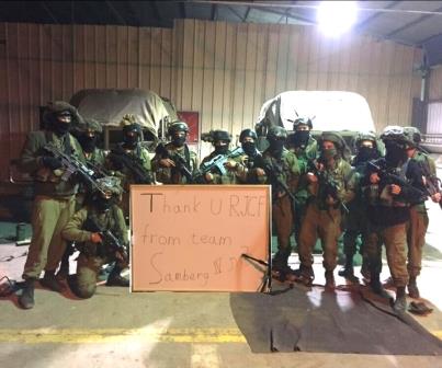 Thank You from IDF Soldiers
